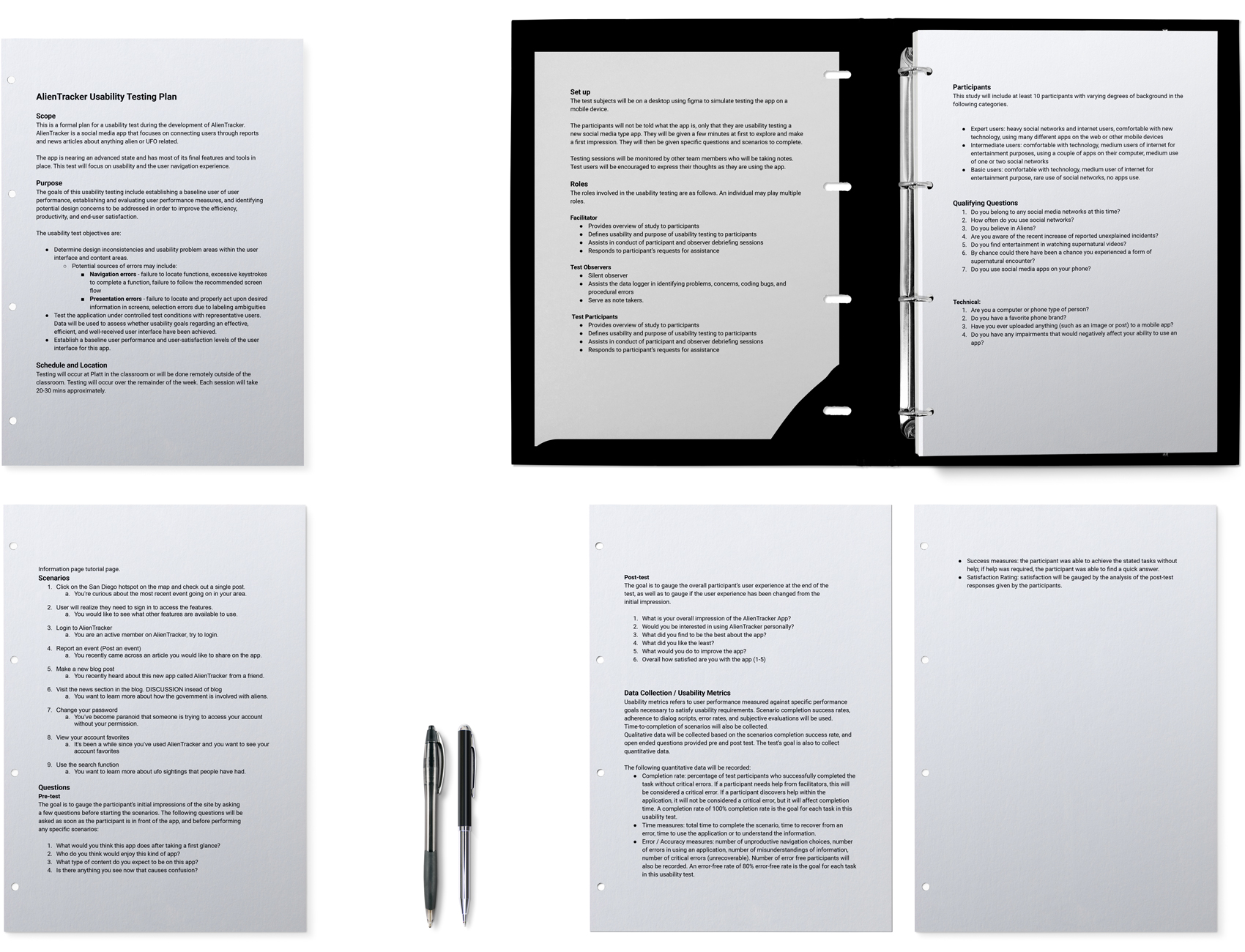 The review document mockup..