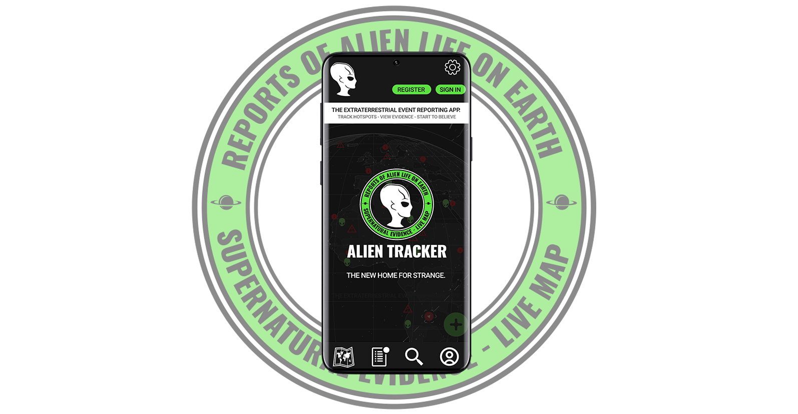 Breaking News - AlienTracker App is going to be the newest form of social media entertainment.